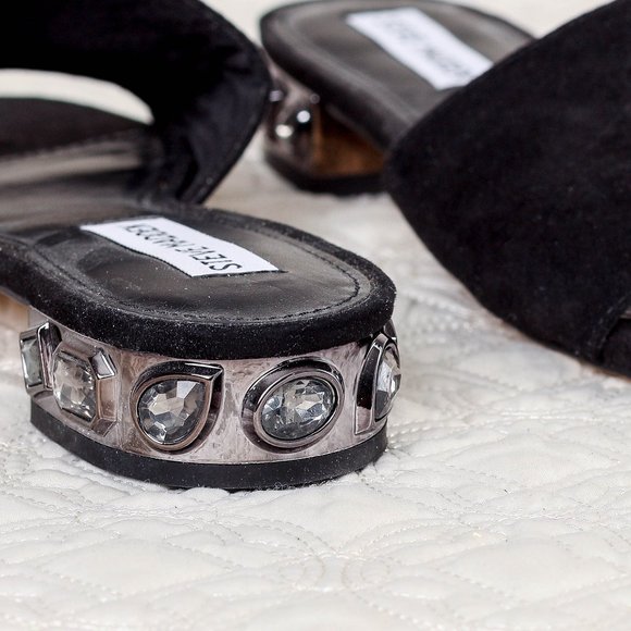 NWOT Steve Madden jewel slides - 10M - Picture 3 of 4